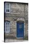 Door and Windows in Front of a Traditional Stone Cottage in Village of Corfe Castle Dorset Uk-Natalie Tepper-Stretched Canvas