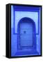 Door, Chefchaouen, Morocco, North Africa-Neil Farrin-Framed Stretched Canvas