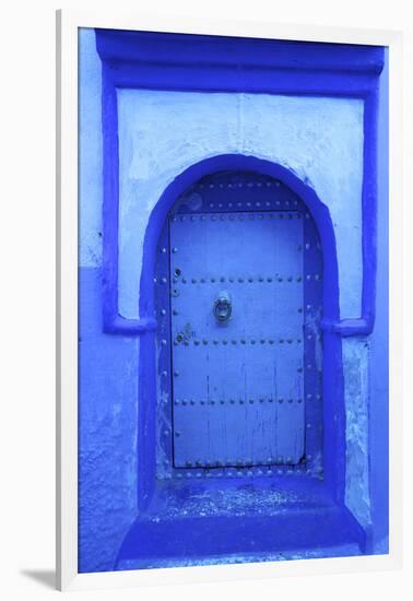 Door, Chefchaouen, Morocco, North Africa-Neil Farrin-Framed Photographic Print