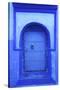 Door, Chefchaouen, Morocco, North Africa-Neil Farrin-Stretched Canvas