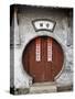 Door, Cheng Kan Village, Anhui Province, China, Asia-Jochen Schlenker-Stretched Canvas