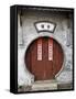 Door, Cheng Kan Village, Anhui Province, China, Asia-Jochen Schlenker-Framed Stretched Canvas