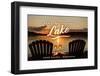 Door County, Wisconsin - Take Me to the Lake - Sunset View - Lantern Press Photography-Lantern Press-Framed Photographic Print