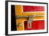 Door Detail at Khumbjung Solukhumbu, Mt Everest, Himalayas, Nepal-Bill Bachmann-Framed Photographic Print