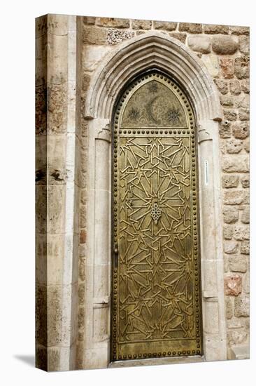 Door Detail at Old Jaffa, Tel Aviv, Israel, Middle East-Yadid Levy-Stretched Canvas