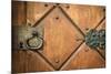 Door detail at Vikingsholm Castle, Emerald Bay State Park, Lake Tahoe, California, USA-Russ Bishop-Mounted Photographic Print