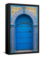 Door, Essaouira, Morocco, North Africa, Africa-Godong-Framed Stretched Canvas