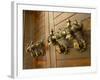 Door Handles, Valletta, Malta, Europe-Nick Servian-Framed Photographic Print