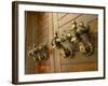 Door Handles, Valletta, Malta, Europe-Nick Servian-Framed Photographic Print