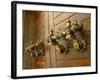 Door Handles, Valletta, Malta, Europe-Nick Servian-Framed Photographic Print