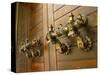 Door Handles, Valletta, Malta, Europe-Nick Servian-Stretched Canvas