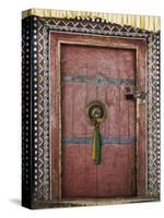 Door, Hemis Gompa (Monastery), Hemis, Ladakh, Indian Himalaya, India-Jochen Schlenker-Stretched Canvas