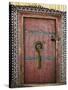 Door, Hemis Gompa (Monastery), Hemis, Ladakh, Indian Himalaya, India-Jochen Schlenker-Stretched Canvas