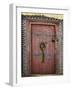 Door, Hemis Gompa (Monastery), Hemis, Ladakh, Indian Himalaya, India-Jochen Schlenker-Framed Photographic Print