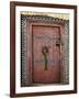 Door, Hemis Gompa (Monastery), Hemis, Ladakh, Indian Himalaya, India-Jochen Schlenker-Framed Photographic Print