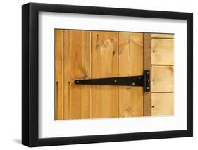 Door Hinge on Shed-Chris Henderson-Framed Photographic Print