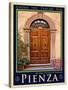 Door in Pienza Tuscany 5-Anna Siena-Stretched Canvas