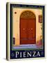 Door in Pienza Tuscany 7-Anna Siena-Stretched Canvas