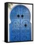 Door in Sidi Bou Said, Tunisia, North Africa, Africa-Godong-Framed Stretched Canvas