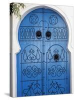 Door in Sidi Bou Said, Tunisia, North Africa, Africa-Godong-Stretched Canvas
