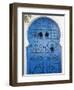 Door in Sidi Bou Said, Tunisia, North Africa, Africa-Godong-Framed Photographic Print