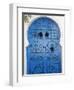 Door in Sidi Bou Said, Tunisia, North Africa, Africa-Godong-Framed Photographic Print