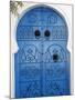 Door in Sidi Bou Said, Tunisia, North Africa, Africa-Godong-Mounted Photographic Print