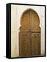 Door in the Medina, Fes El Bali, Fez, Morocco, North Africa, Africa-Bruno Morandi-Framed Stretched Canvas