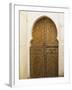 Door in the Medina, Fes El Bali, Fez, Morocco, North Africa, Africa-Bruno Morandi-Framed Photographic Print