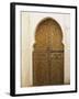 Door in the Medina, Fes El Bali, Fez, Morocco, North Africa, Africa-Bruno Morandi-Framed Photographic Print