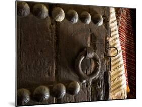 Door in the Old City of Fes, Morocco-Julian Love-Mounted Photographic Print