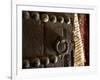 Door in the Old City of Fes, Morocco-Julian Love-Framed Photographic Print