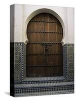 Door in the Quartier Des Andalous, Medina, Fes El Bali, Fez, Morocco, North Africa, Africa-Bruno Morandi-Stretched Canvas