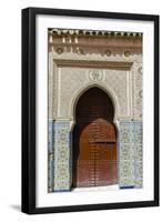 Door in the Souk, Marrakech, Morocco-Nico Tondini-Framed Premium Photographic Print