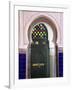 Door in the Souks in the Medina, Marrakesh, Morroco, North Africa, Africa-De Mann Jean-Pierre-Framed Photographic Print