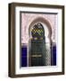 Door in the Souks in the Medina, Marrakesh, Morroco, North Africa, Africa-De Mann Jean-Pierre-Framed Premium Photographic Print