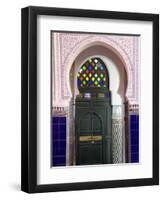Door in the Souks in the Medina, Marrakesh, Morroco, North Africa, Africa-De Mann Jean-Pierre-Framed Premium Photographic Print