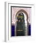 Door in the Souks in the Medina, Marrakesh, Morroco, North Africa, Africa-De Mann Jean-Pierre-Framed Premium Photographic Print