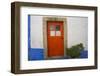 Door in the Walled Medieval Town, Declared National Monument, Obidos, Estremadura, Portugal, Europe-Peter Groenendijk-Framed Photographic Print