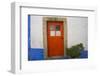 Door in the Walled Medieval Town, Declared National Monument, Obidos, Estremadura, Portugal, Europe-Peter Groenendijk-Framed Photographic Print