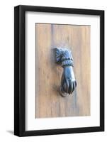 Door knocker, Avignon, Provence, France-Jim Engelbrecht-Framed Photographic Print