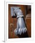 Door Knocker on a House in the Small Hill Top Village of Briones-John Warburton-lee-Framed Photographic Print