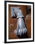 Door Knocker on a House in the Small Hill Top Village of Briones-John Warburton-lee-Framed Photographic Print