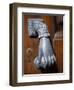 Door Knocker on a House in the Small Hill Top Village of Briones-John Warburton-lee-Framed Photographic Print