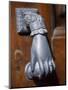 Door Knocker on a House in the Small Hill Top Village of Briones-John Warburton-lee-Mounted Premium Photographic Print