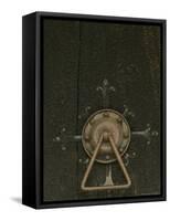 Door Lock of Hopperstad Stave Church, Sogne Fjord, Vic, Norway-Russell Young-Framed Stretched Canvas