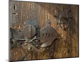 Door Lock, Vogo Stave Church, Vagamo, Norway-Russell Young-Mounted Photographic Print