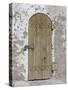 Door Made of Palm Wood, Toconao, Chile-null-Stretched Canvas