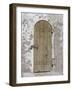Door Made of Palm Wood, Toconao, Chile-null-Framed Photographic Print