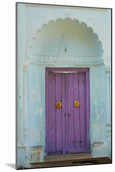 Door, Murshidabad, Former Capital of Bengal, West Bengal, India, Asia-Bruno Morandi-Mounted Photographic Print